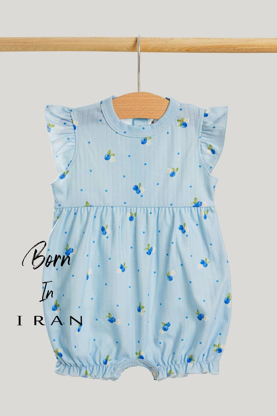سرهمی بادکنکی نوزادی طرح بلوبری کد ۱۳۰