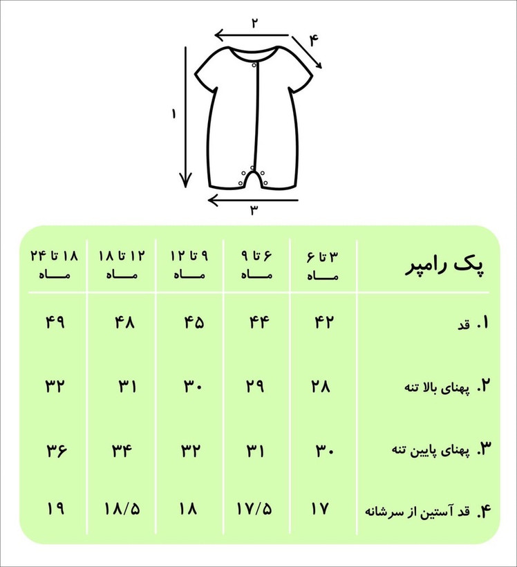 سرهمی نوزادی آستینکوتاه طرح ستاره-کد۱۲۴
